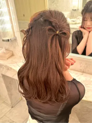 ロング ヘアアレンジ 似合わせカラー 🪞🎀✨️hinaのヘアスタイル