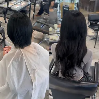 ロング カラー ヘアアレンジ 🎀ブリーチ×艶髪 🎀  ♡さや♡のヘアスタイル