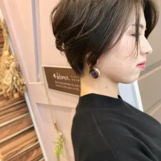 ショート HARUNA🤍 大人ショートヘアのヘアスタイル