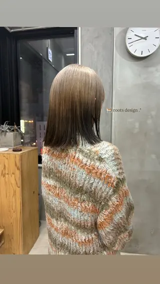 カラー taoka ayaのヘアスタイル