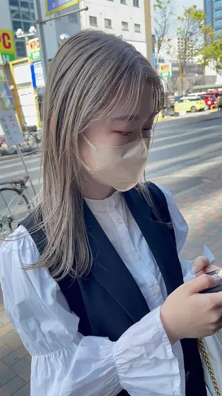 ロング BRIDGE HAIR所属・BRIDGE あきらのヘアスタイル