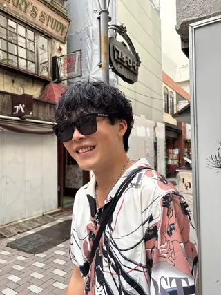 ショート パーマ メンズ men's/perm colorDaijuのヘアスタイル