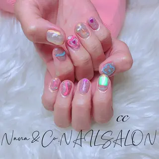 カラー ネイル C C🌼のネイルデザイン