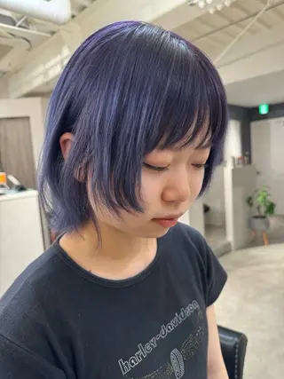 カラー レイヤー/ハイトーン ヒガシサヨのヘアスタイル