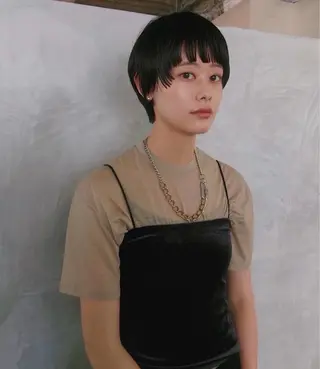 ショート SISU所属・藤原 怜央のヘアスタイル