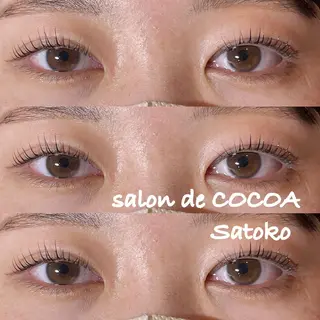 マツエク・マツパ salon de cocoa所属・yoshioka satokoのマツエク・マツパデザイン