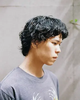 パーマ メンズ 似合わせカット /パーマ岡本淳平のヘアスタイル