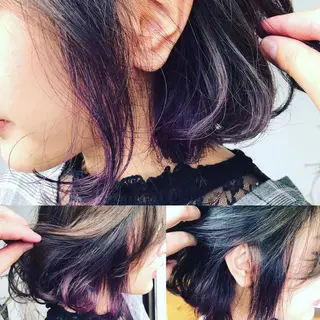 ミディアム カラー 大嶋 宏隆のヘアスタイル