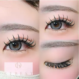マツエク・マツパ ＲＥＢＥＳＴ ｅｙｅｌａｓｈのマツエク・マツパデザイン