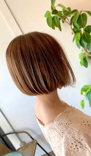 カラー ブリーチ/ストレート ダブルカラーtetoのヘアスタイル