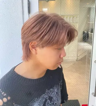 ショート カラー メンズ reverd by valore所属・reverd 竹下 大輔 メンズパーマのヘアスタイル