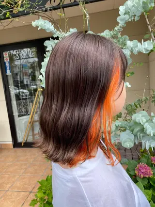 ミディアム 三好 美里のヘアスタイル