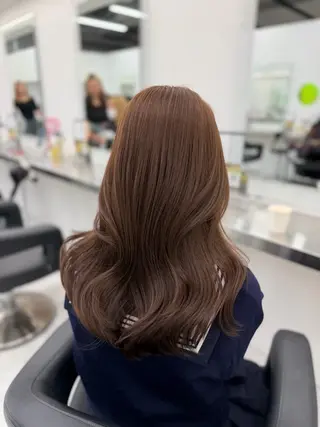 カラー 透ける透明感カラー 🎀anju/渋谷のヘアスタイル