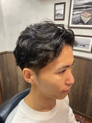 ショート LAVIE NEW STANDARD BARBER HANARE 新宿店所属・TANAHASHI ／モデル募集🆘のヘアスタイル
