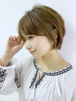 ショート フラミューム伊勢崎所属・ㅤ ㅤ ㅤ ㅤ あゆみのヘアスタイル