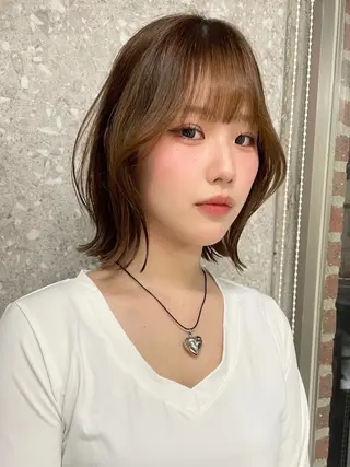 ミディアム 松下 友希 【fifth】のヘアスタイル