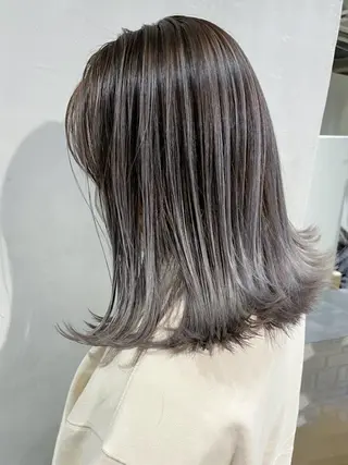 ミディアム カラー パーマ ヘアアレンジ ITbyALBUM 浦和店のヘアスタイル