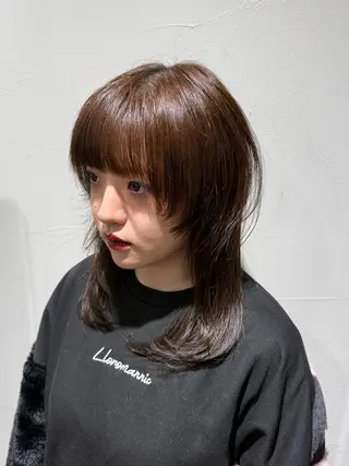 ミディアム 直前予約大歓迎‼️/ 松野和志のヘアスタイル