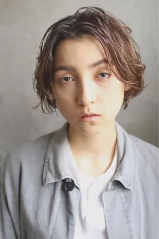 ショート カラー パーマ 🧼柴田 健太郎🧼のヘアスタイル