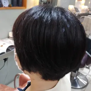 ショート 岡田 駿也のヘアスタイル