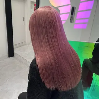 ロング カラー ヘアアレンジ 韓国レイヤーカット /韓国トレンドカラーのヘアスタイル