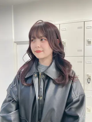 セミロング MOE 福岡韓国ヘア✧︎のヘアスタイル