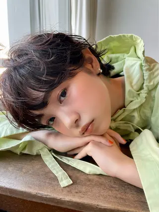 ショート パーマ 中嶋 勇太のヘアスタイル