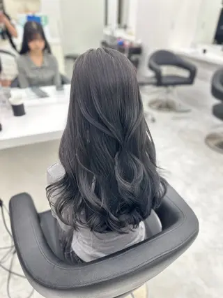 ロング カラー パーマ ヘアアレンジ メンズ キッズ ♥️韓国ヘア レイヤー♥️ゆりのヘアスタイル