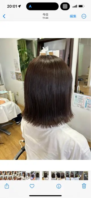 ミディアム カラー パーマ SALOWIN 岡山店所属・SALOWIN / manaka 🪽のヘアスタイル