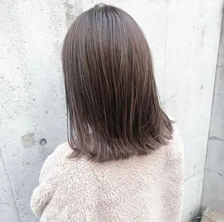 ミディアム カラー HATSUMEI ゆうまのヘアスタイル