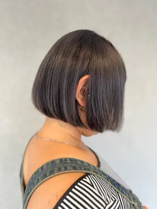 ミディアム 髪質改善⚡️カラー 🍀武久 誠🍀のヘアスタイル