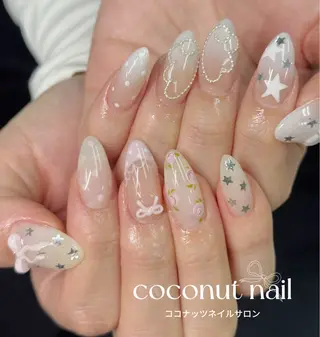ネイル 神田 ココナッツのネイルデザイン