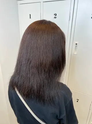 ミディアム カラー いろあそび所属・12月限定🉐カット モデル募集🉐のヘアスタイル