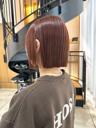 ショート sea by luvismけやき通り2号店所属・ボブ/ショート/ 縮毛矯正/岸本恭明のヘアスタイル