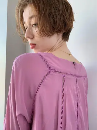ショート おおつき ありかのヘアスタイル