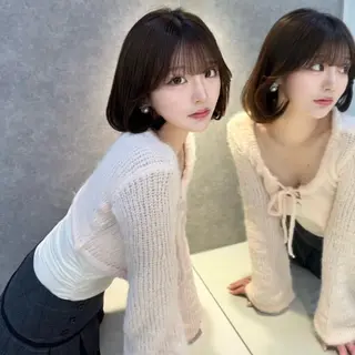 ミディアム 韓国レイヤー/ 髪質改善🤍芹奈のヘアスタイル