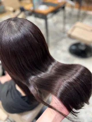 ロング カラー 新宿透明感カラー 髪質改善/吉川怜奈のヘアスタイル