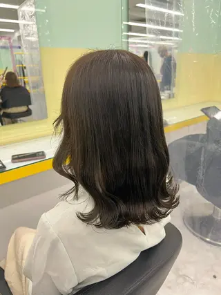 ミディアム パーマ ヘアアレンジ メンズ マツエク・マツパ 韓国風ベージュ🤎 赤みなし🌿横浜🤎のヘアスタイル