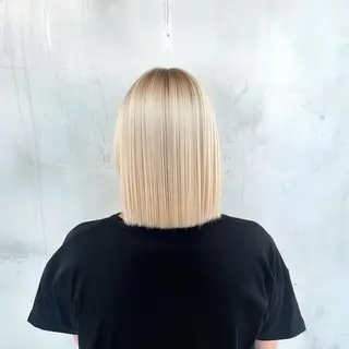 カラー corazon ブリーチのヘアスタイル