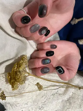 ショート m kaori𓃟のネイルデザイン