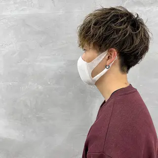 ショート カラー メンズ 田畑 智規のヘアスタイル