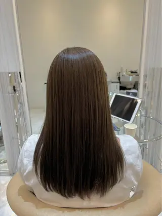 ロング 松永 彩花のヘアスタイル