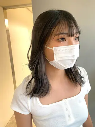 ミディアム カラー ヘアアレンジ ボブ /ニュアンス/ satomi🧸💖のヘアスタイル