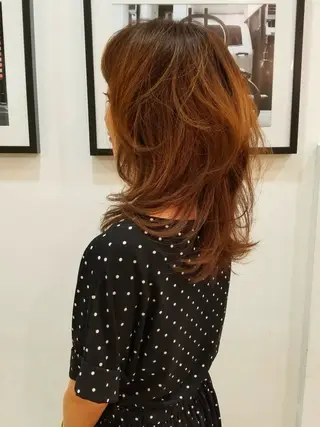 ミディアム カラー 髪質改善 Daisukeのヘアスタイル