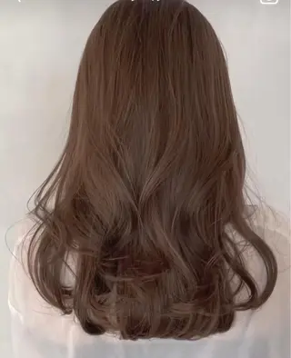 ミディアム カラー 縮毛矯正×髪質改善 小笠原大樹のヘアスタイル