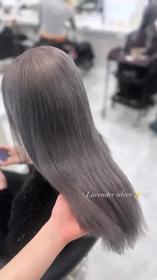 ロング 韓国ガーリー🤍ハイ トーン🤍Ayanaのヘアスタイル