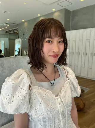 ショート カラー ボブ指名No.1/ ボブパーマ/ユキのヘアスタイル