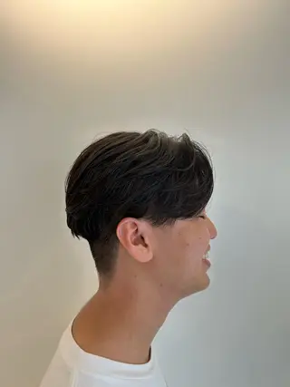 ショート パーマ 橋本岬也jiji by MOPSのヘアスタイル