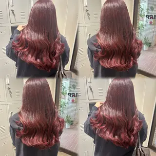 ロング カラー 髪質改善ストレート /暖色カラー🎀🪞のヘアスタイル