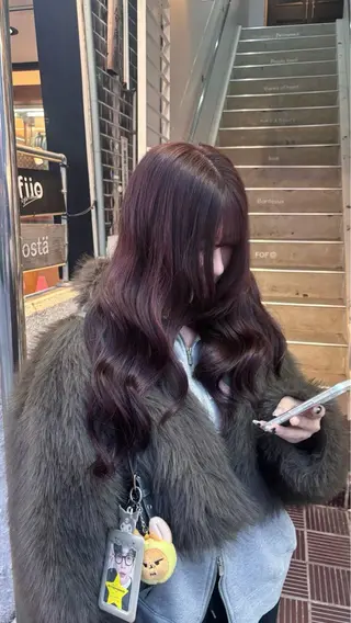 ロング カラーモデル募集✨️ YUKI🎀☁️のヘアスタイル